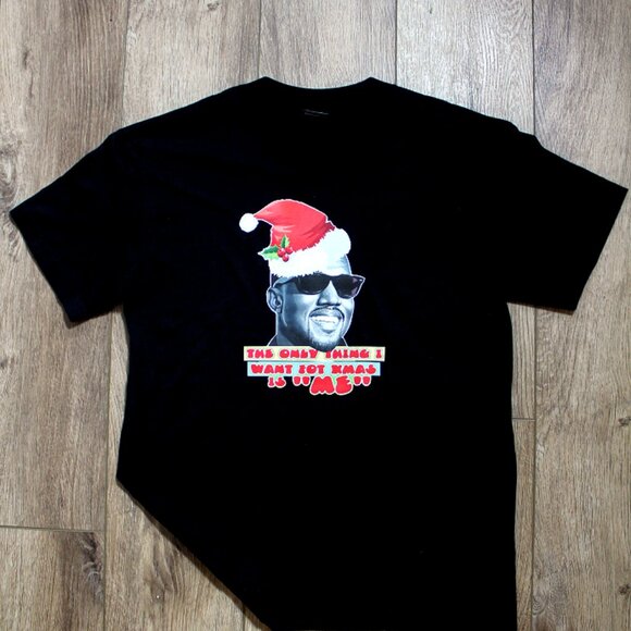 Me Kanye Christmas T-Shirt Black S - XL - Picture 2 of 4